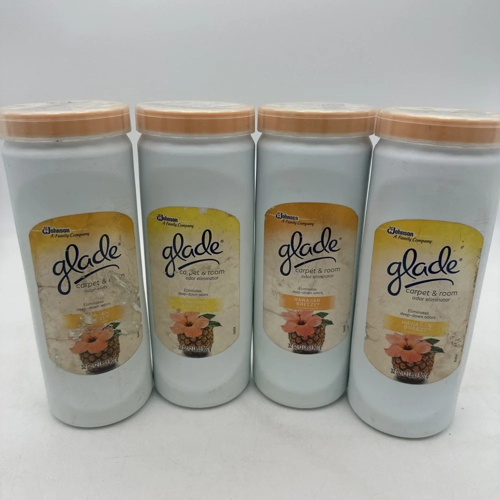 Glade Carpet & Room Refresher Hawaiian Breeze Odor Eliminator 32oz -4 NOS